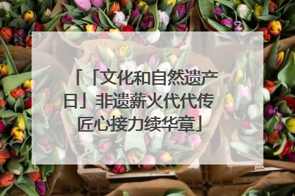 「文化和自然遗产日」非遗薪火代代传 匠心接力续华章