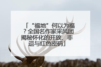 “福地”何以为福？全国名作家采风团揭秘怀化的开放、非遗与红色密码