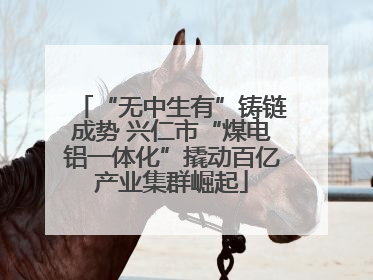 “无中生有”铸链成势 兴仁市“煤电铝一体化”撬动百亿产业集群崛起
