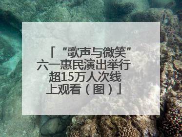 “歌声与微笑”六一惠民演出举行 超15万人次线上观看（图）