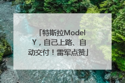 特斯拉Model Y，自己上路、自动交付！雷军点赞