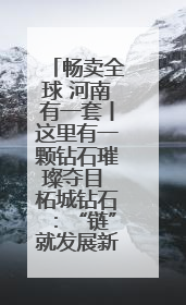 畅卖全球 河南有一套丨这里有一颗钻石璀璨夺目 柘城钻石：“链”就发展新动力