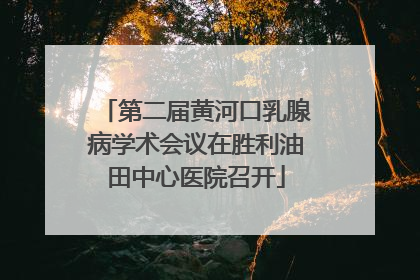 第二届黄河口乳腺病学术会议在胜利油田中心医院召开