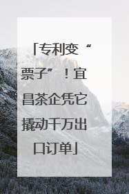 专利变“票子”！宜昌茶企凭它撬动千万出口订单