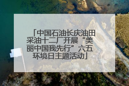 中国石油长庆油田采油十二厂开展“美丽中国我先行”六五环境日主题活动