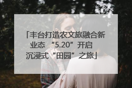 丰台打造农文旅融合新业态 “5.20”开启沉浸式“田园”之旅