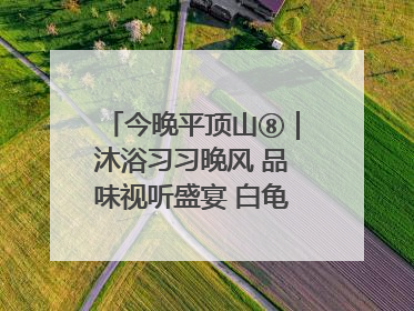 今晚平顶山⑧｜沐浴习习晚风 品味视听盛宴 白龟湖畔·草坪音乐会激情上演