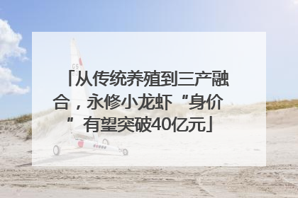 从传统养殖到三产融合，永修小龙虾“身价”有望突破40亿元