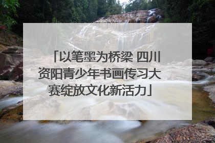 以笔墨为桥梁 四川资阳青少年书画传习大赛绽放文化新活力