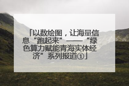 以数绘图，让海量信息“跑起来”——“绿色算力赋能青海实体经济”系列报道①