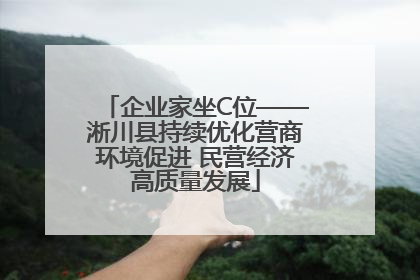 企业家坐C位——淅川县持续优化营商环境促进 民营经济高质量发展