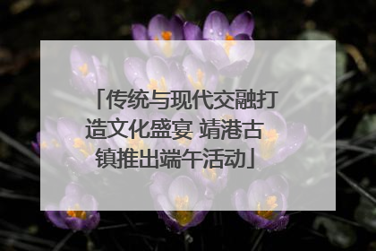 传统与现代交融打造文化盛宴 靖港古镇推出端午活动