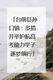 台前县孙口镇：多措并举护航高考助力学子逐梦前行