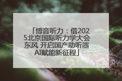 博音听力：借2025北京国际听力学大会东风 开启国产助听器AI赋能新征程