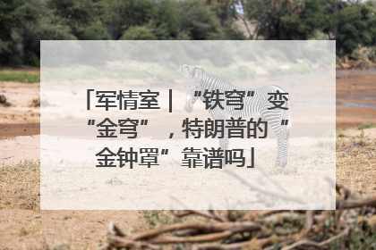 军情室｜“铁穹”变“金穹”，特朗普的“金钟罩”靠谱吗