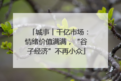 城事︱千亿市场：情绪价值满满，“谷子经济”不再小众