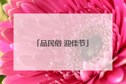 品民俗 迎佳节