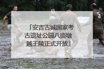 安吉古城国家考古遗址公园八亩墩越王陵正式开放