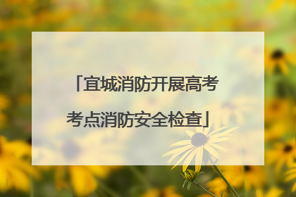 宜城消防开展高考考点消防安全检查