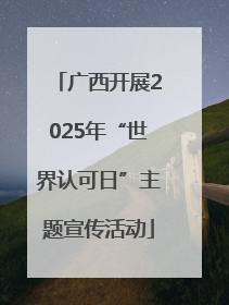 广西开展2025年“世界认可日”主题宣传活动