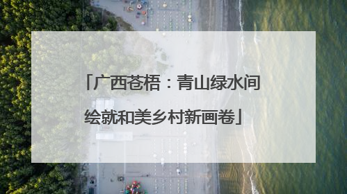 广西苍梧：青山绿水间绘就和美乡村新画卷
