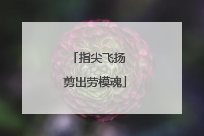 指尖飞扬 剪出劳模魂