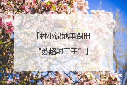 村小泥地里踢出“苏超射手王”