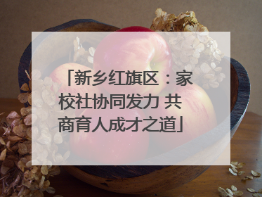 新乡红旗区：家校社协同发力 共商育人成才之道