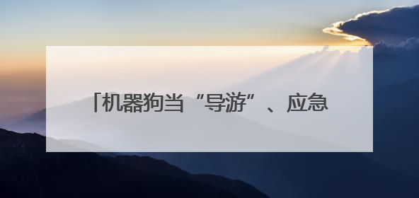 机器狗当“导游”、应急无人机“硬核”亮相 福建省科技活动周启动 百余项特色活动酷炫来袭