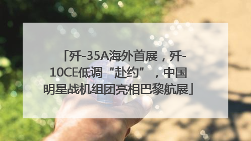 歼-35A海外首展，歼-10CE低调“赴约”，中国明星战机组团亮相巴黎航展