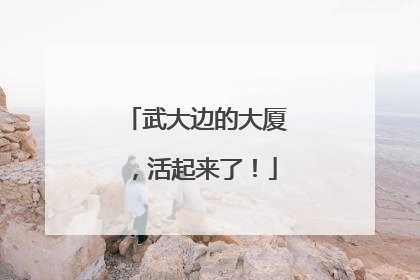 武大边的大厦，活起来了！