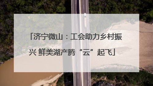 济宁微山：工会助力乡村振兴 鲜美湖产腾“云”起飞