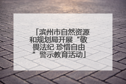 滨州市自然资源和规划局开展“敬畏法纪 珍惜自由”警示教育活动