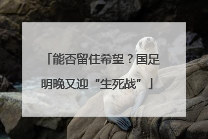 能否留住希望？国足明晚又迎“生死战”