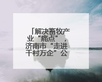 解决畜牧产业“痛点”，济南市“走进千村万企”公益活动启动