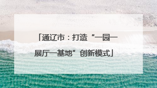 通辽市：打造“一园一展厅一基地”创新模式