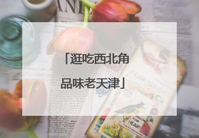 逛吃西北角 品味老天津