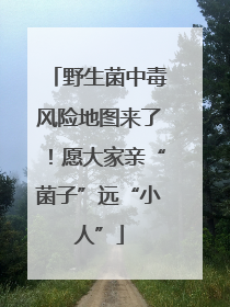 野生菌中毒风险地图来了！愿大家亲“菌子”远“小人”