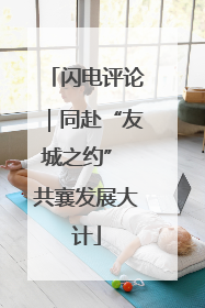 闪电评论｜同赴“友城之约” 共襄发展大计