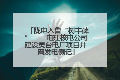 陇电入鲁“树丰碑”——电建核电公司建设灵台电厂项目并网发电侧记
