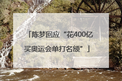 陈梦回应“花400亿买奥运会单打名额”