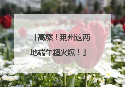 高燃！荆州这两地端午超火爆！