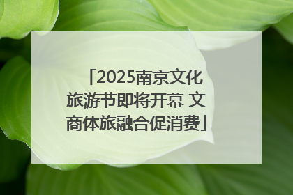 2025南京文化旅游节即将开幕 文商体旅融合促消费